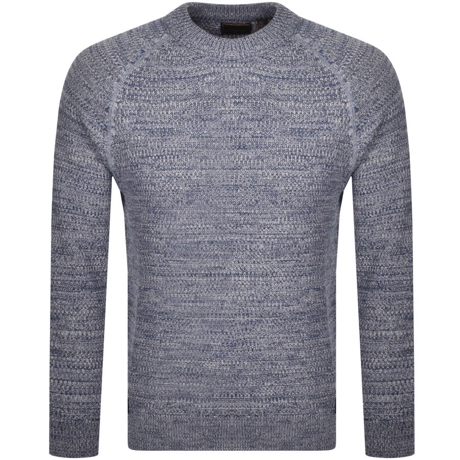 Alternative Image for ProductSuperdry Keystone Crew Neck Knit Jumper Blue1